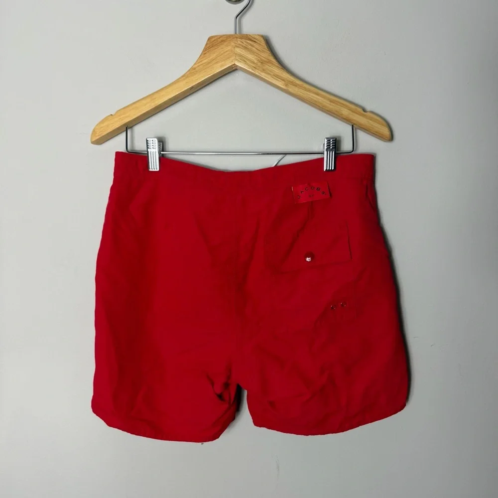 Marc Jacobs Men’s Swim Trunks Red Bathing Suit Shorts Medium *66
